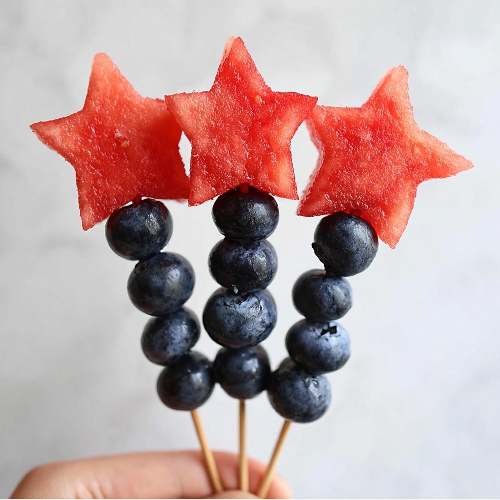 Watermelon Blueberry Sparklers Recipe - Recipe Image