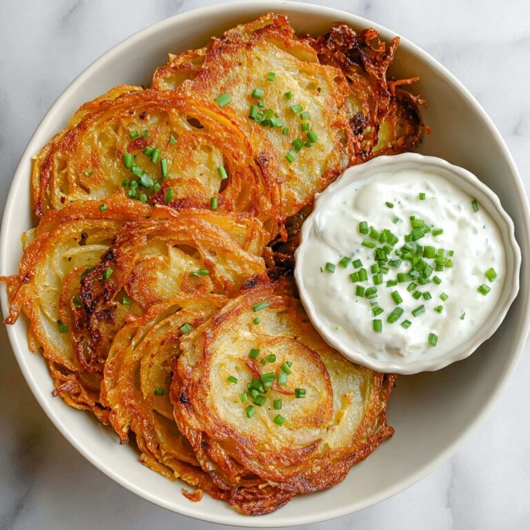 Baked Parmesan Onion Ring Chips Recipe