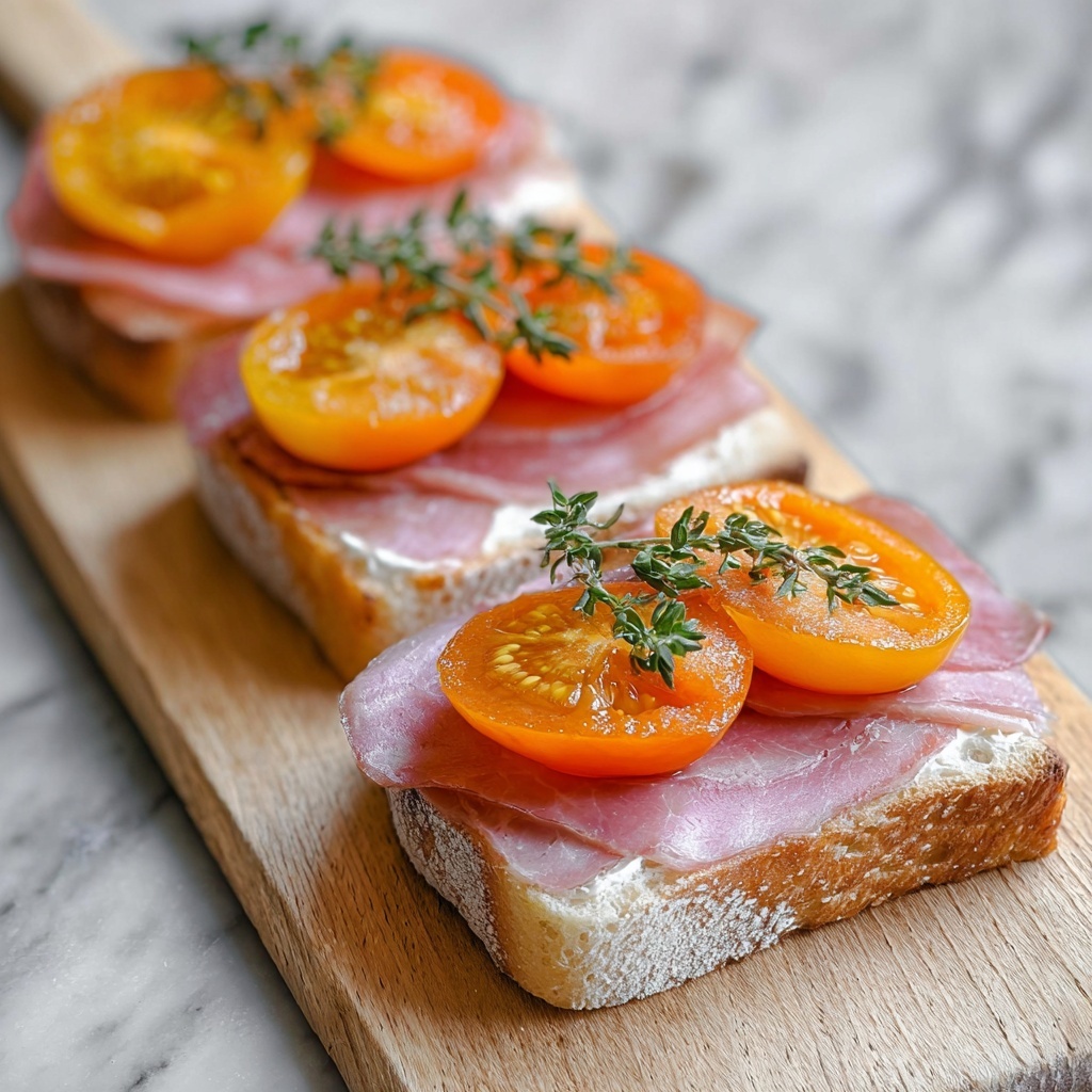 Persimmon Prosciutto Crostini Recipe - Recipe Image