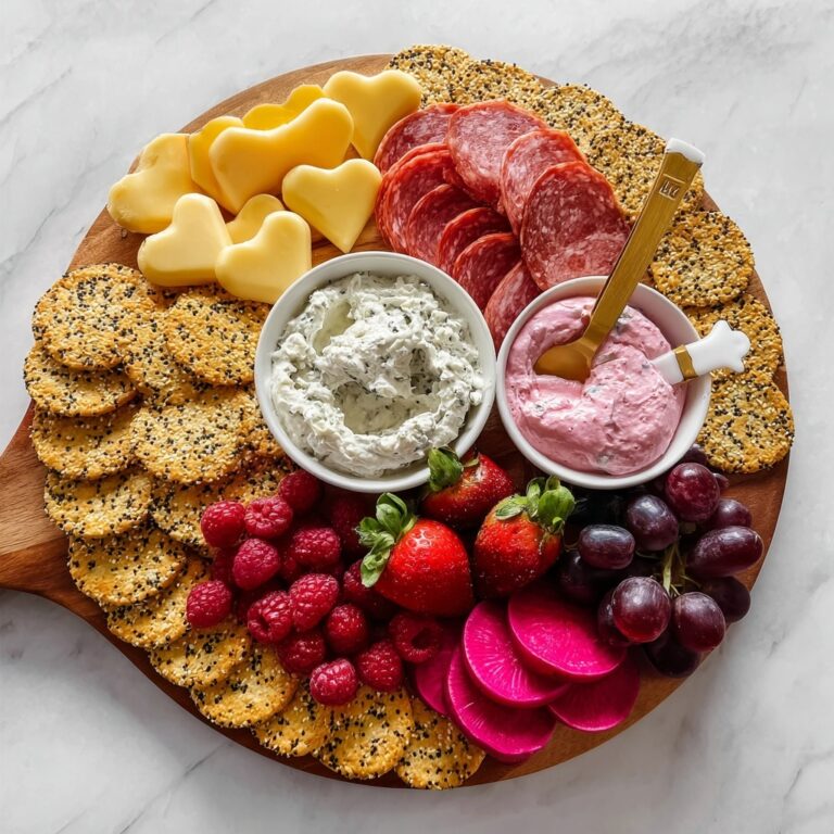 Valentine’s Day Appetizer Board Recipe