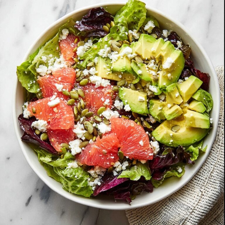 Grapefruit and Avocado Salad with Feta and Pepitas Recipe