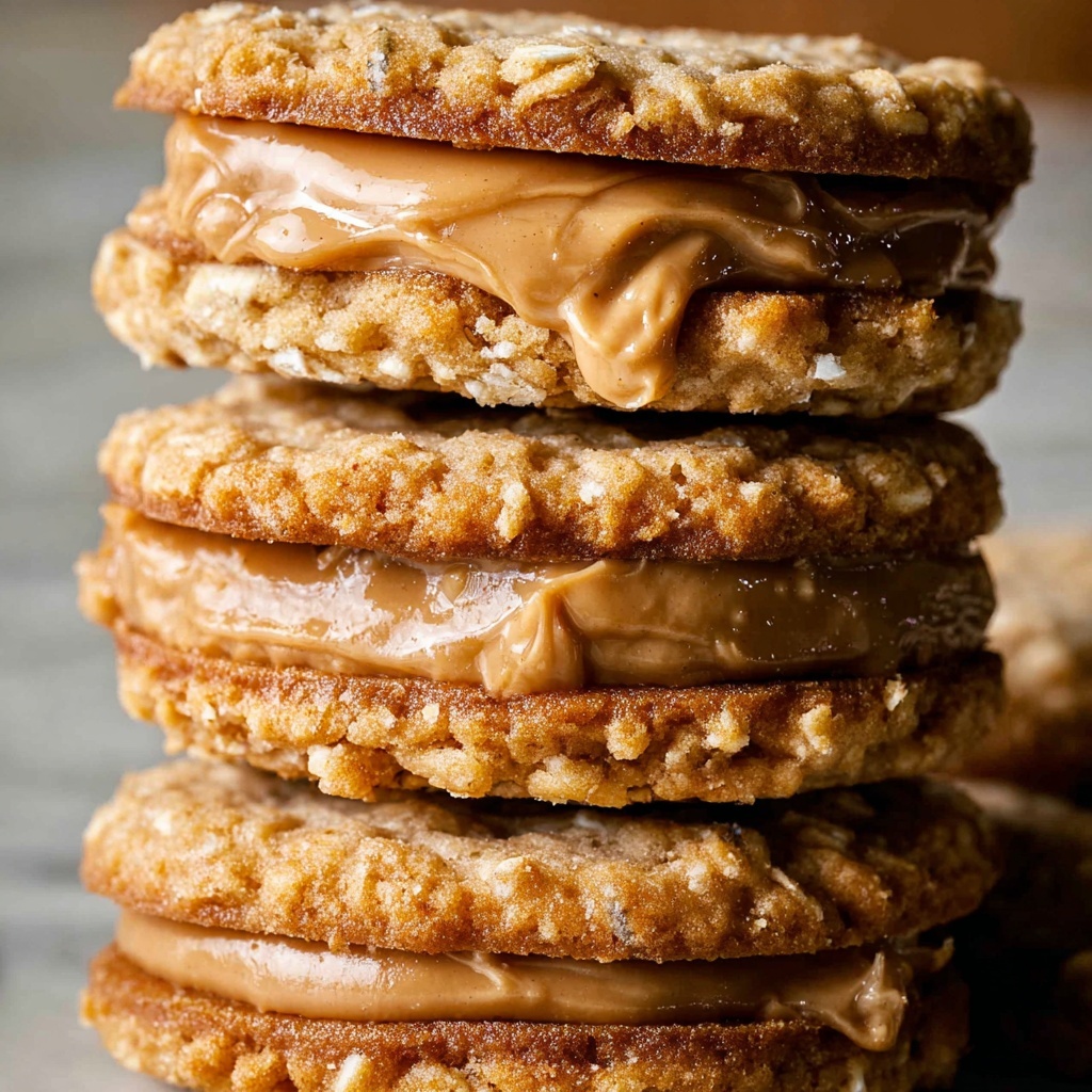 Peanut Butter Oatmeal Sandwich Cookies Recipe - Recipe Image