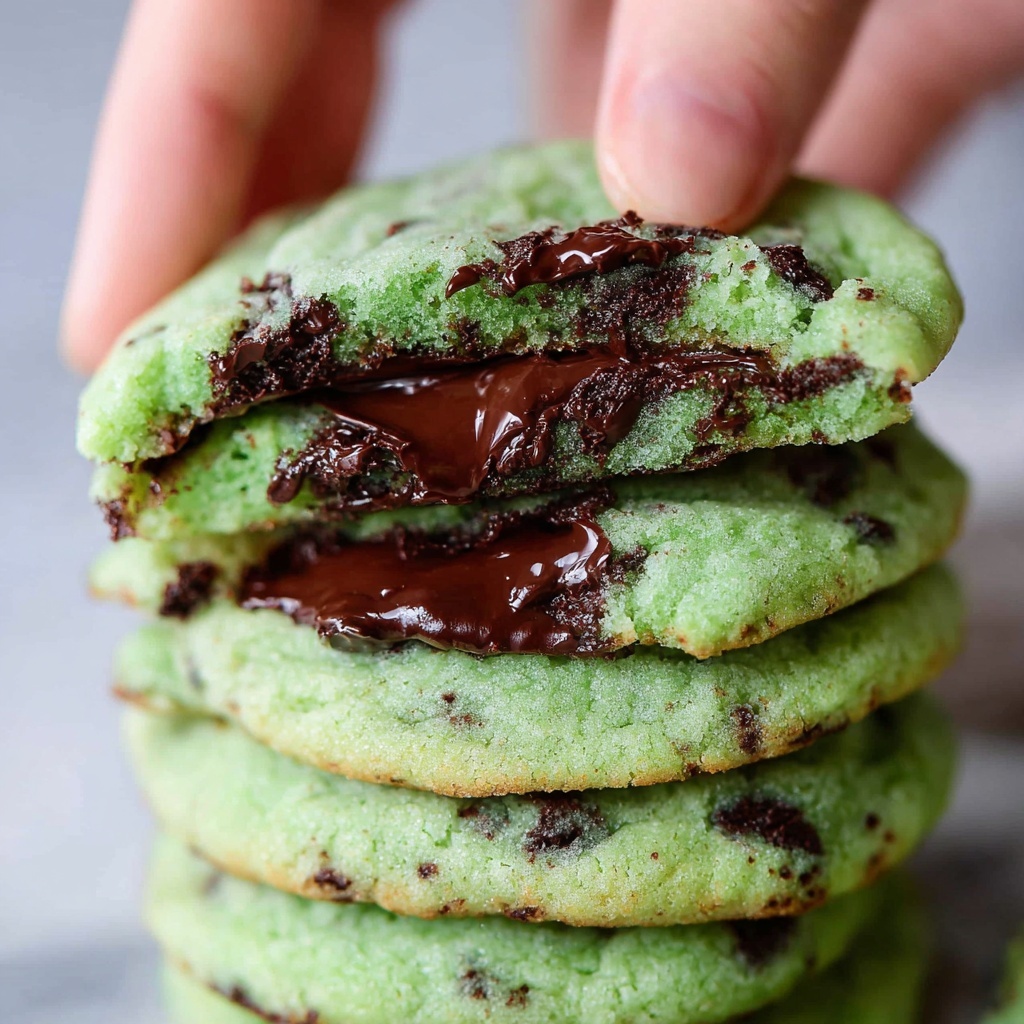 Mint Chocolate Chip Cookies Recipe - Recipe Image
