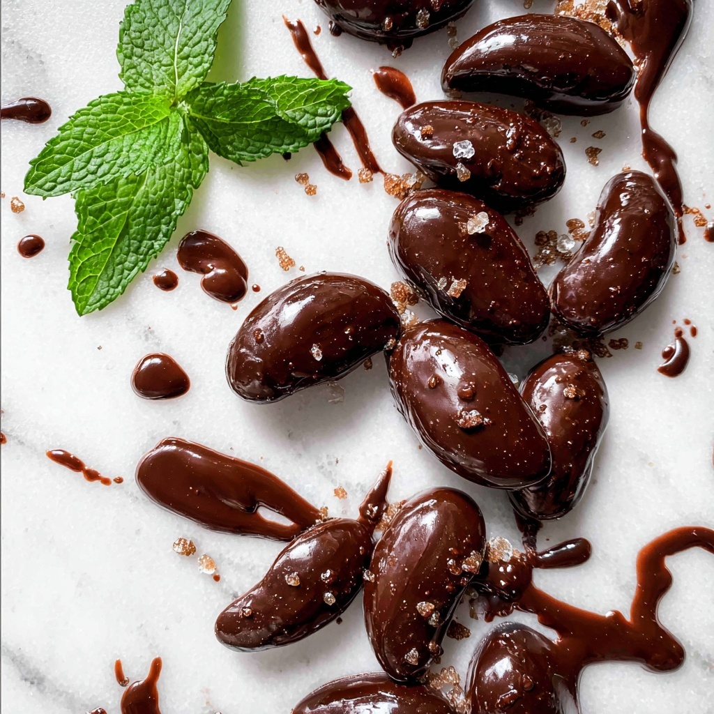Mint Chocolate Coated Almonds Recipe - Recipe Image