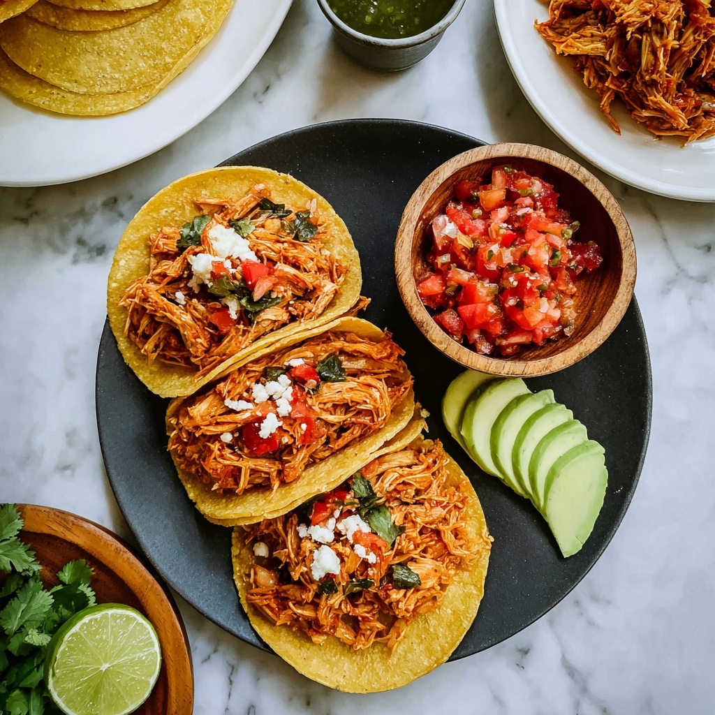 Instant Pot Chicken Tacos Recipe - Recipe Image