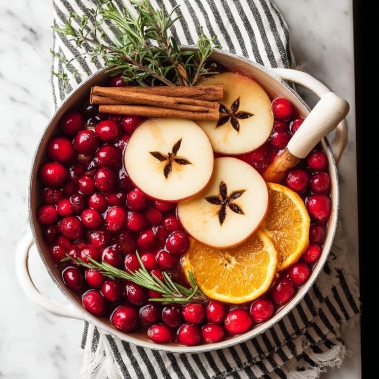 Hot Cranberry Apple Spiced Cider Recipe