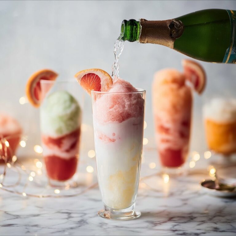 Sherbet Mimosas Recipe