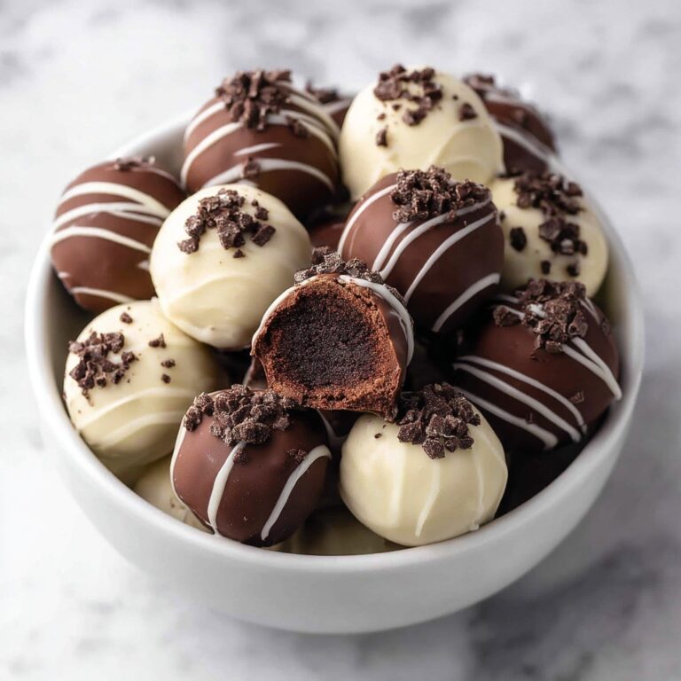 Oreo Balls Truffles with Two Types of Chocolate Coating Recipe