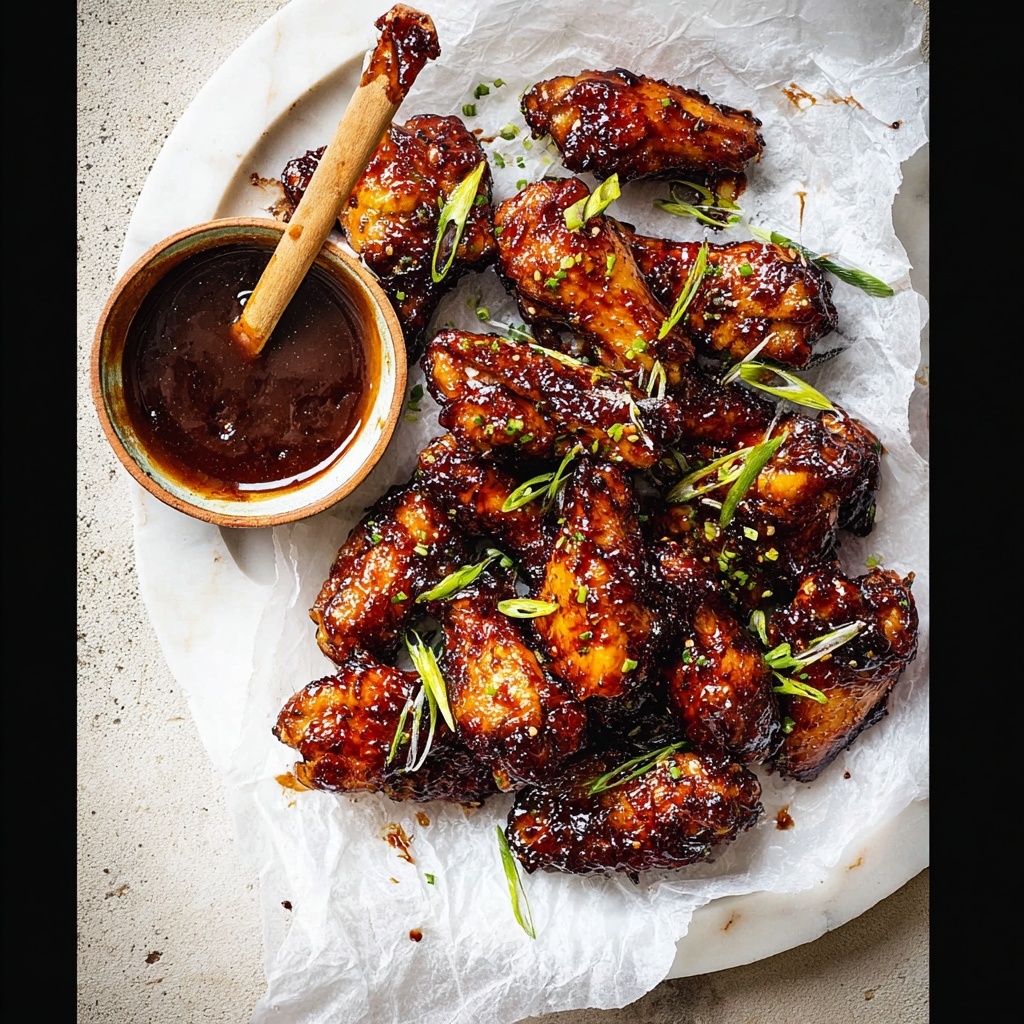 Baked Korean Hot Wings (Gochujang Wings) Recipe - Recipe Image