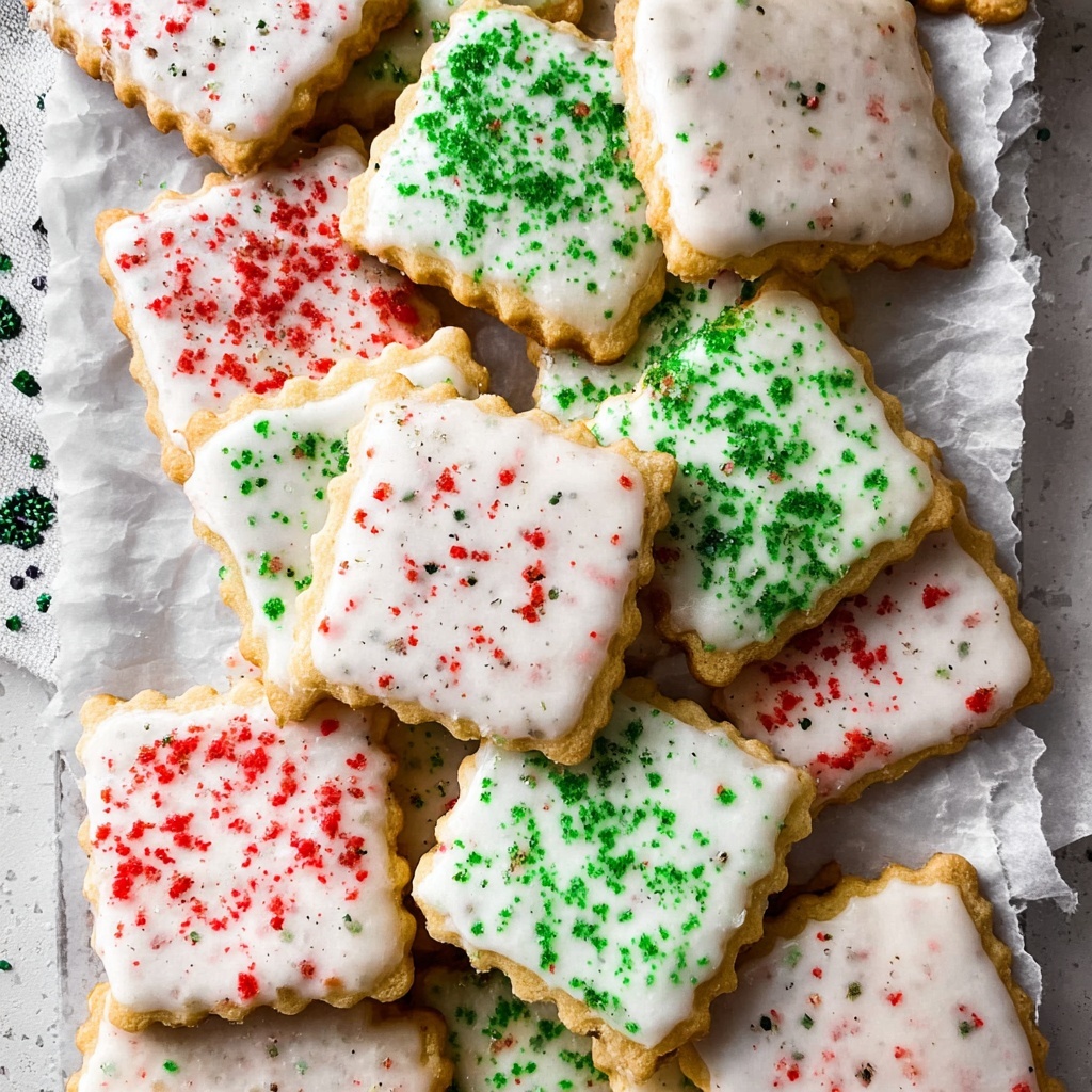 Splatter Paint Christmas Cookies Recipe - Recipe Image