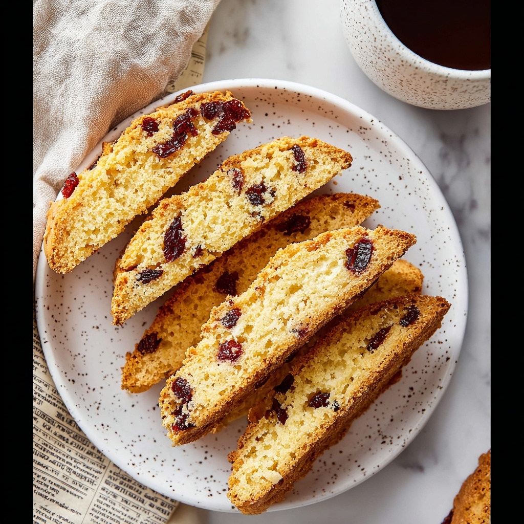 Cranberry Orange Biscotti Recipe - Recipe Image