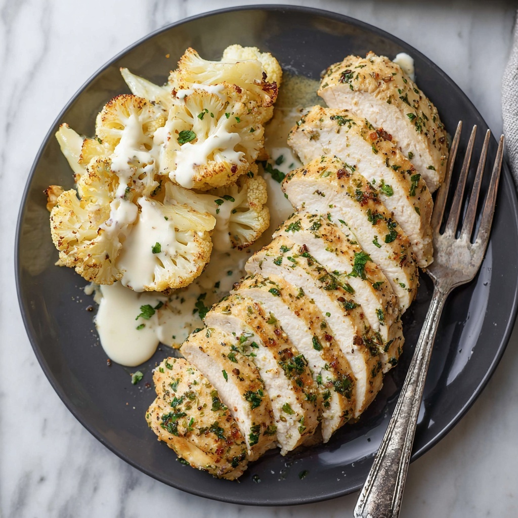 Greek Chicken and Cauliflower Sheet Pan Dinner Recipe - Recipe Image