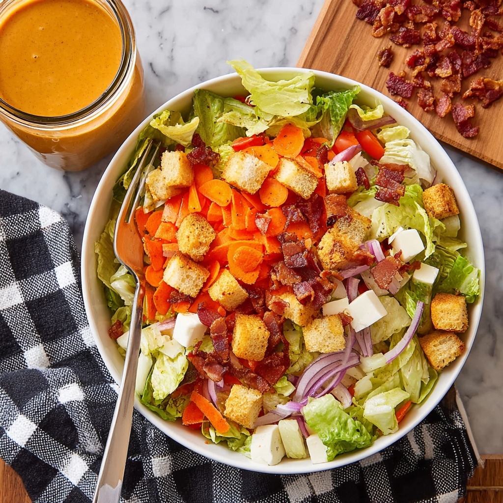 Chopped Salad with Bacon, Eggs, Feta, and a Citrus Vinaigrette Recipe - Recipe Image