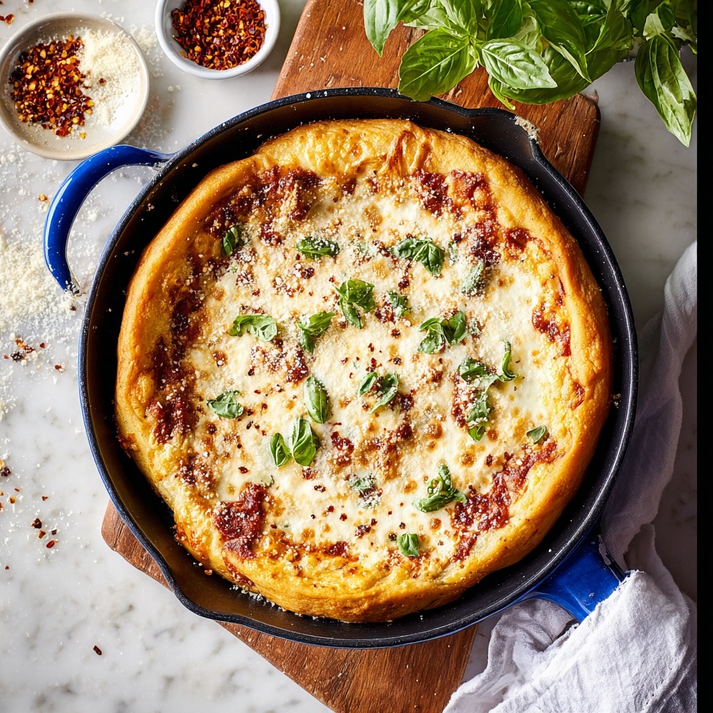 Easy Skillet Pizza Recipe - Recipe Image