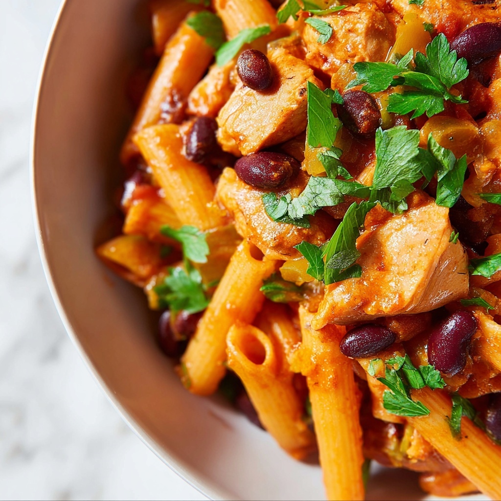 One Pan Southwest Chicken Alfredo Recipe - Recipe Image