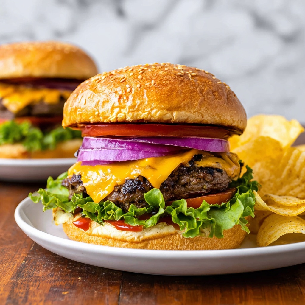 Stovetop Burgers: How to Cook Juicy Skillet-Style Hamburgers Recipe - Recipe Image