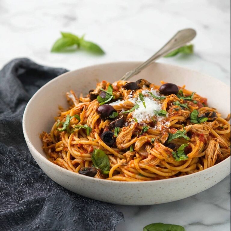Sicilian Chicken Spaghetti Recipe