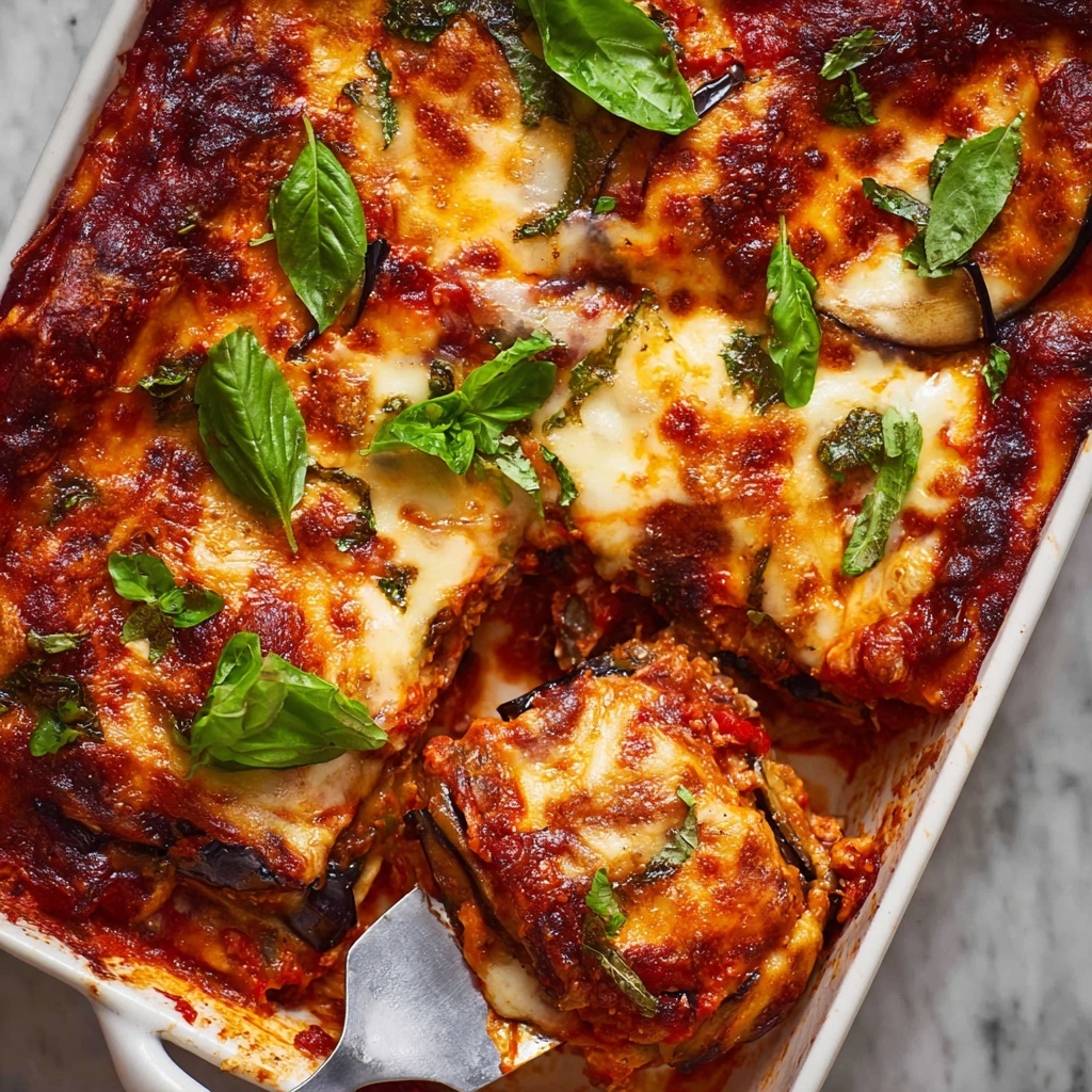 Eggplant Parmigiana (Parmigiana di Melanzane) Recipe - Recipe Image