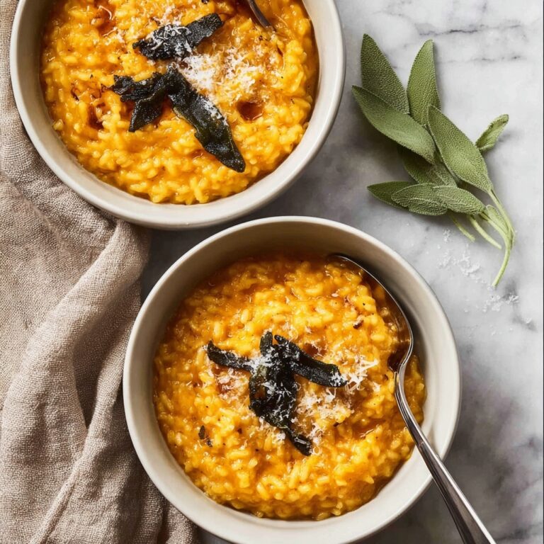 Baked Creamy Pumpkin Risotto Recipe