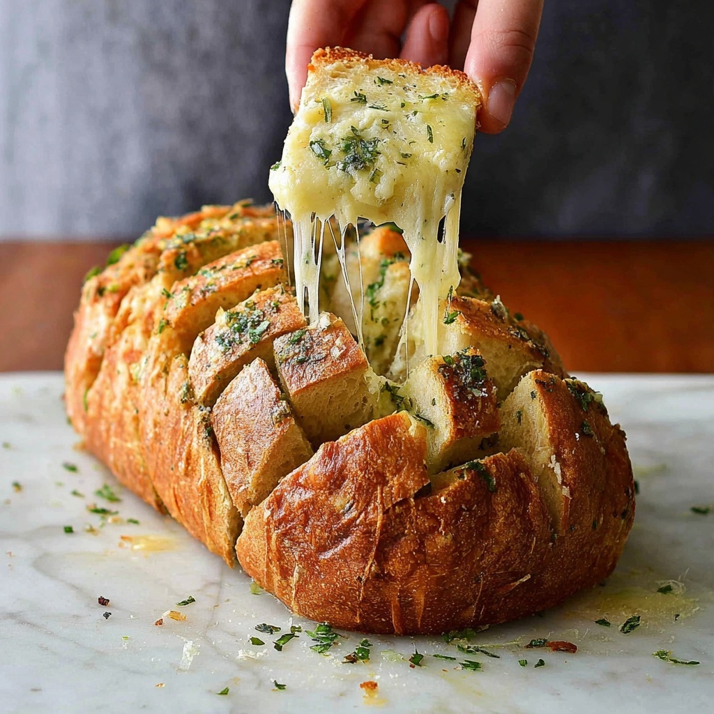 Cheese and Garlic Pull-Apart Crack Bread Recipe - Recipe Image