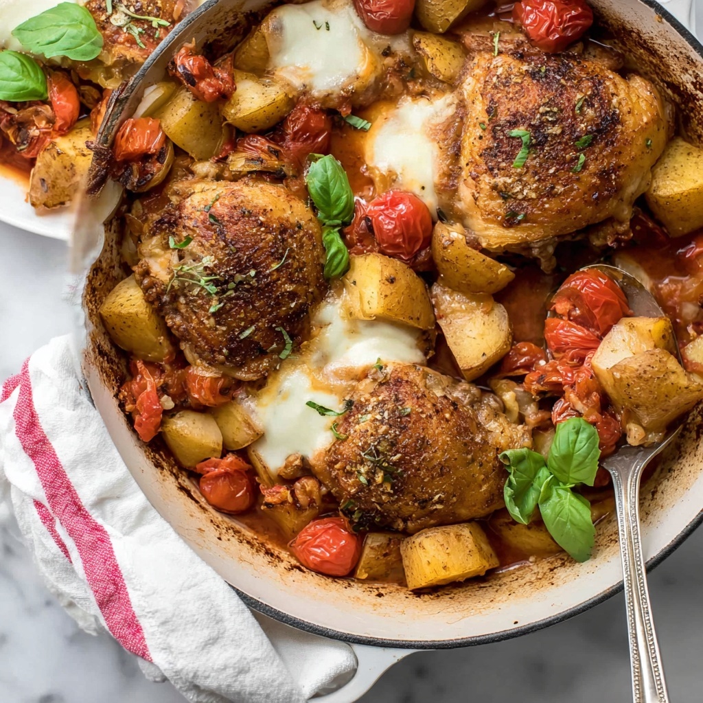 Baked Italian Chicken with Potatoes Recipe - Recipe Image