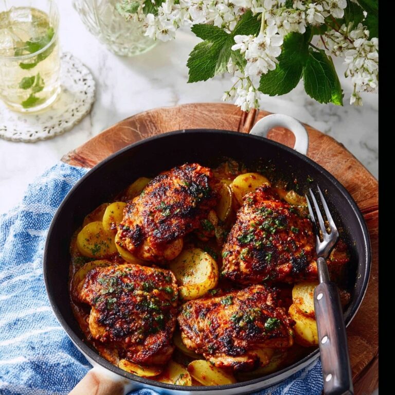 Rotisserie-Style Chicken and Potato Bake with Parmesan Recipe