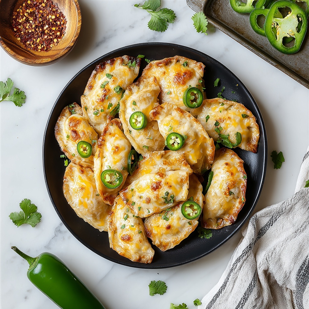 Tasty Finger Food Mini Jalapeno Popper Egg Rolls Recipe - Recipe Image