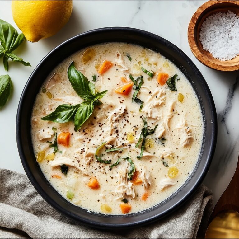 Creamy Italian Ground Chicken Soup Recipe
