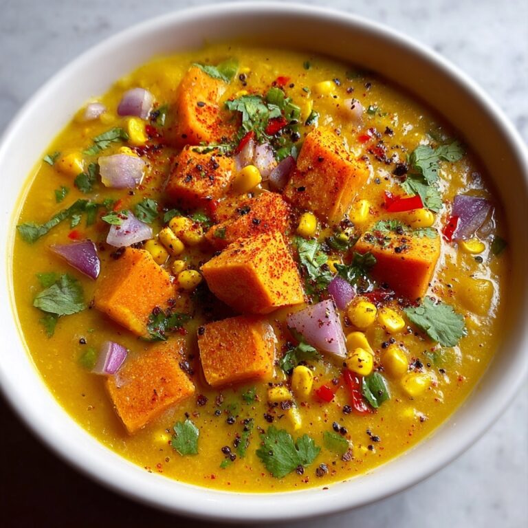 Sweet Potato Chowder with Coconut Milk and Roasted Red Pepper Recipe