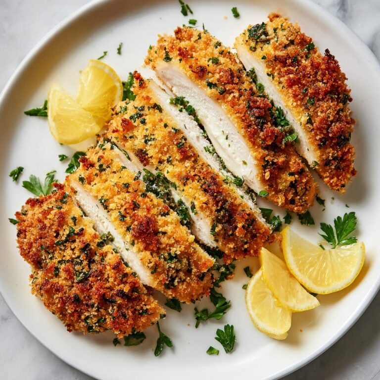 Herb-Crusted Baked Parmesan Chicken Recipe