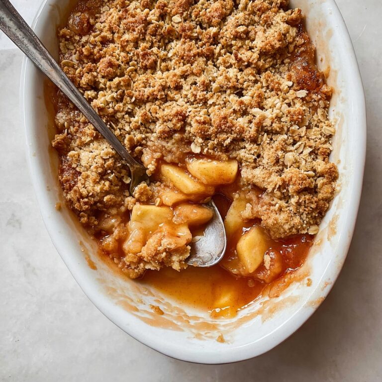 Caramelized Apple Crisp Recipe