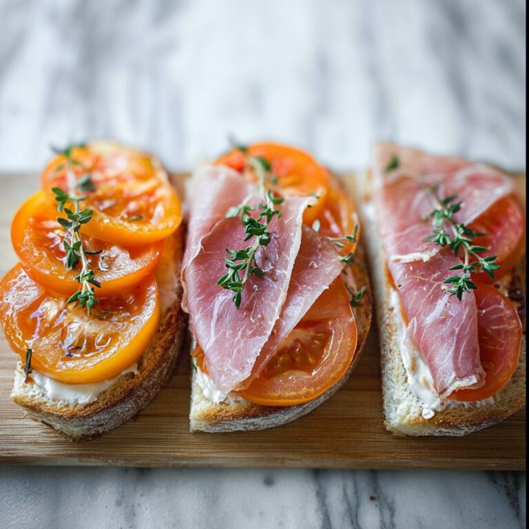 Persimmon Prosciutto Crostini Recipe