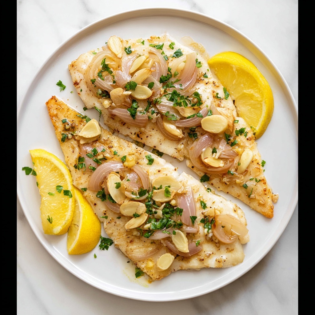 Baked Swordfish with Lemon, Garlic, and Shallots Recipe - Recipe Image