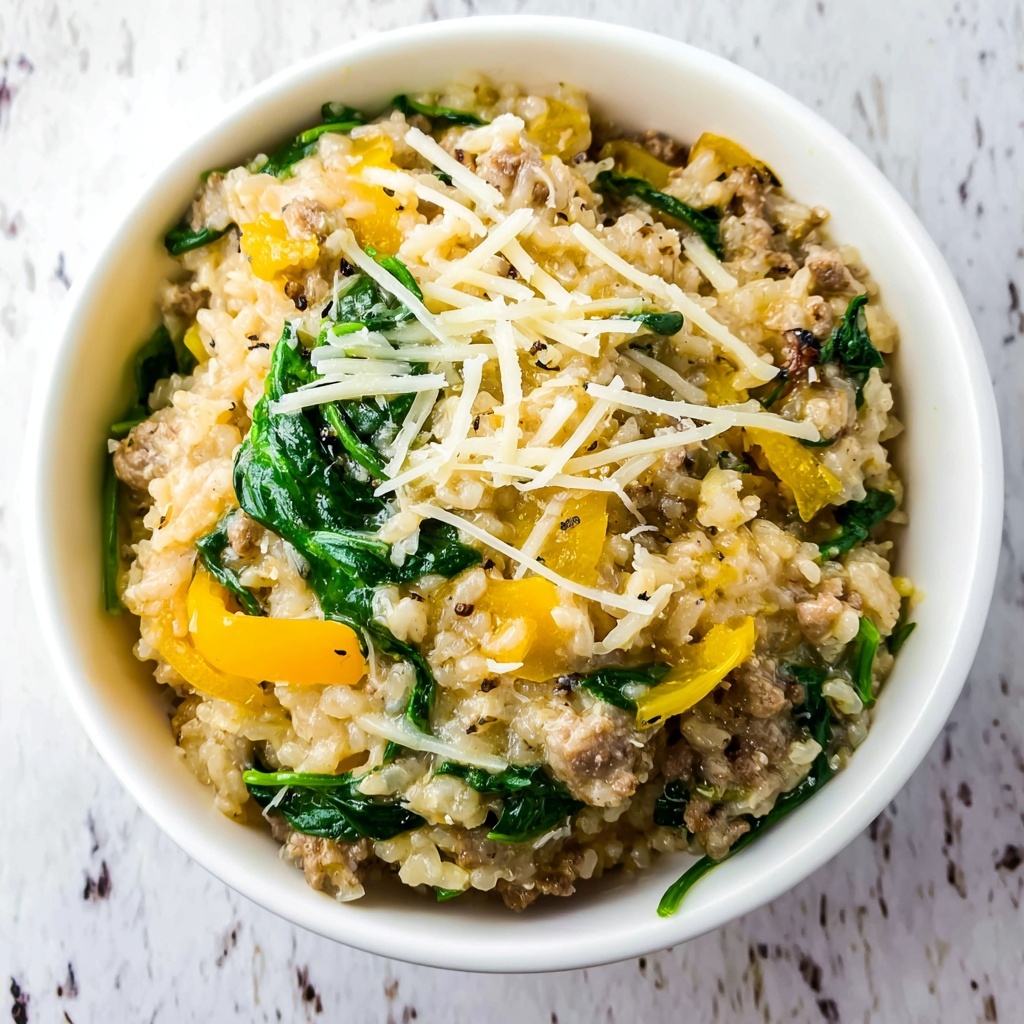 Slow Cooker Risotto with Italian Sausage and Butternut Squash Recipe - Recipe Image