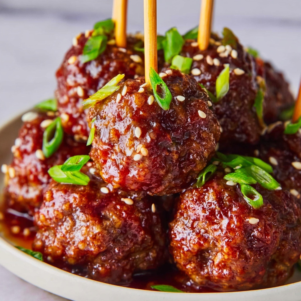 Raspberry Balsamic Meatballs (Slow Cooker) Recipe - Recipe Image