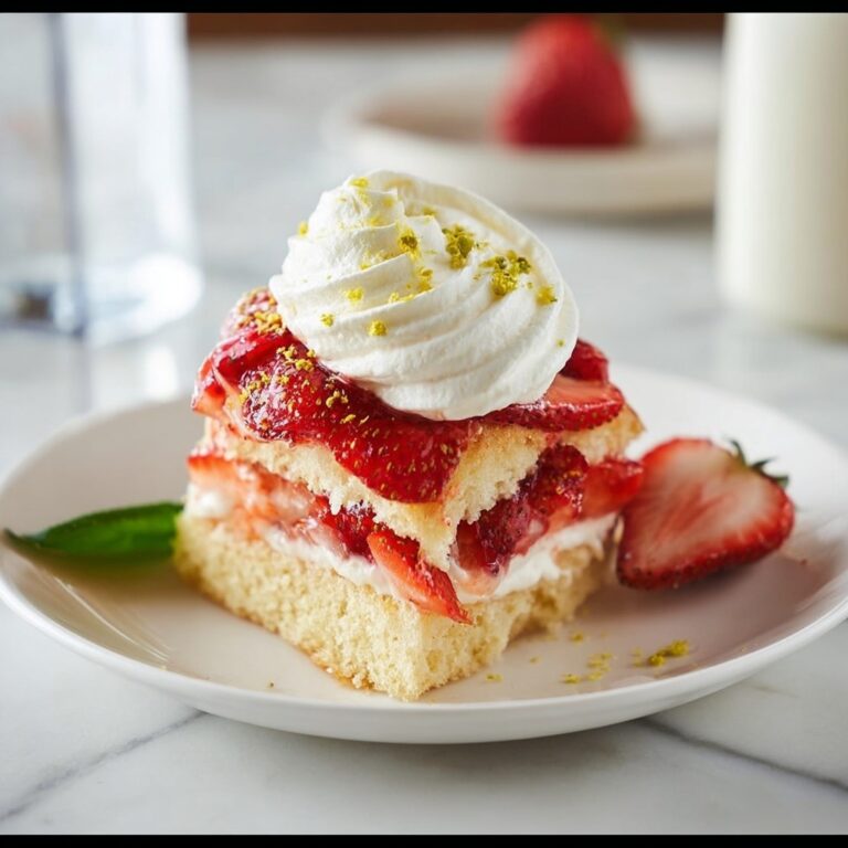 Easy Strawberry Lemon Shortcake Recipe