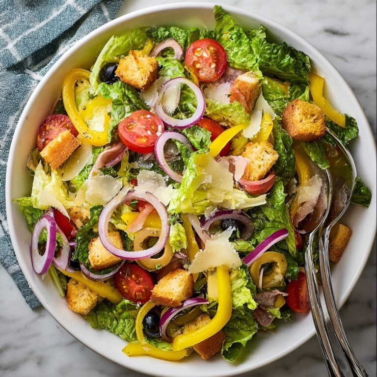 Olive Garden Salad with Copycat Dressing Recipe