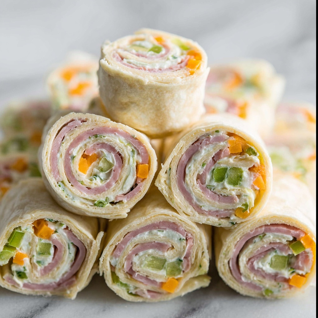 Ham and Cheese Tortilla Roll-Ups Recipe - Recipe Image