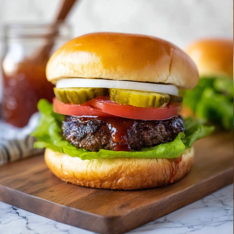Simple BBQ Burger Recipe