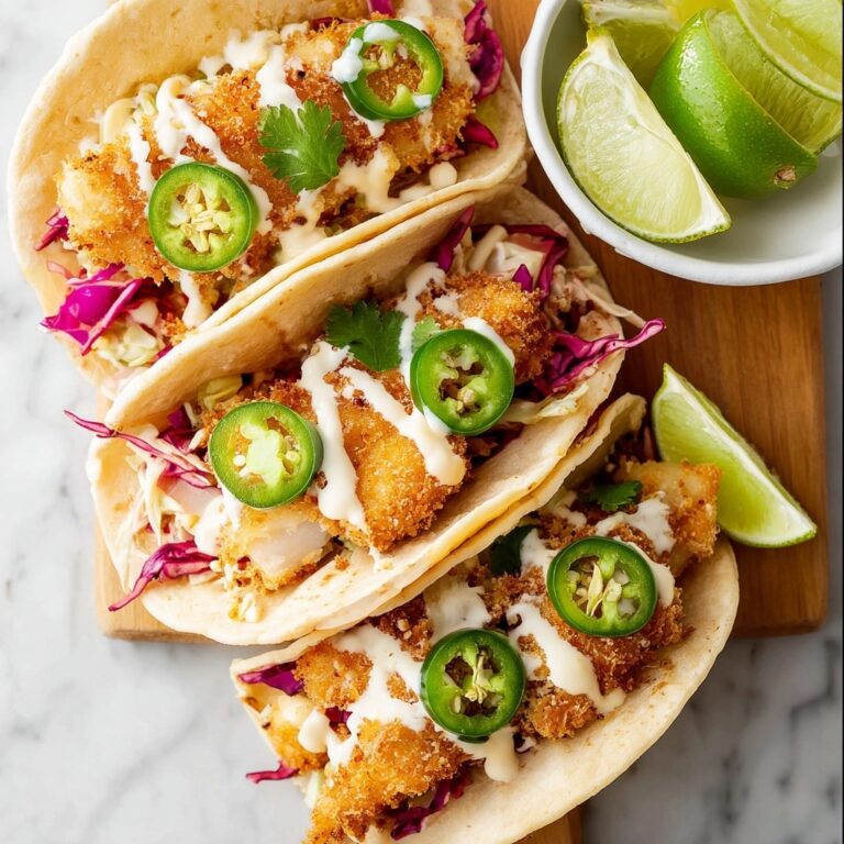 Air Fryer Fish Tacos with Crispy Cod and Homemade Coleslaw Recipe
