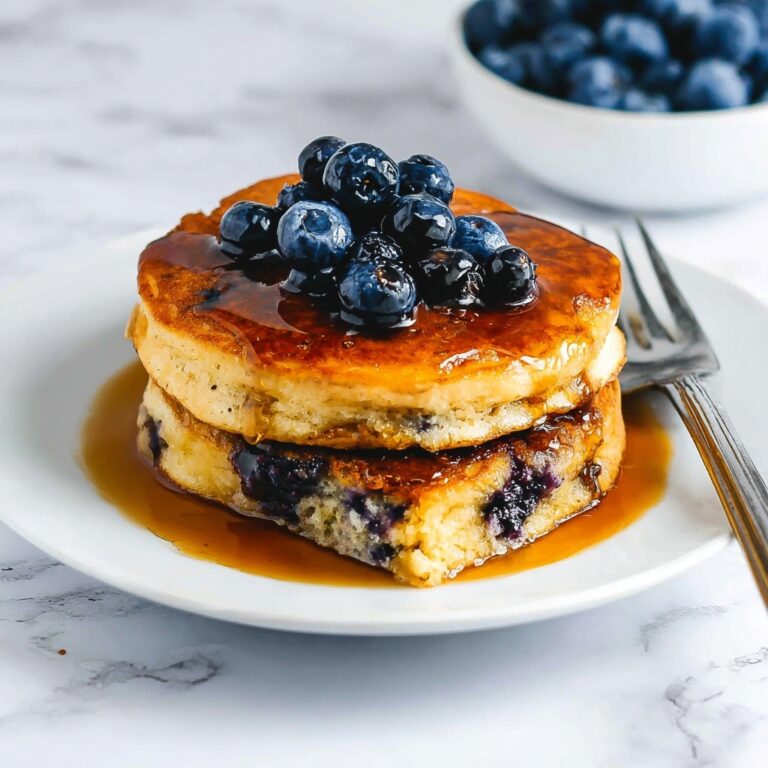 Blueberry Sheet Pan Pancakes Recipe