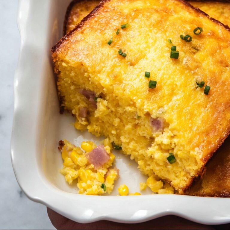 Loaded Cornbread Casserole Recipe