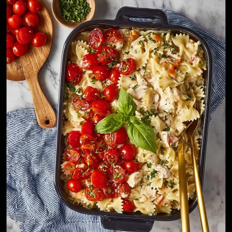 Chicken Alfredo Pasta Bake Recipe