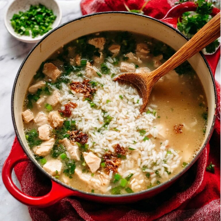 Chinese Chicken Rice Soup Recipe