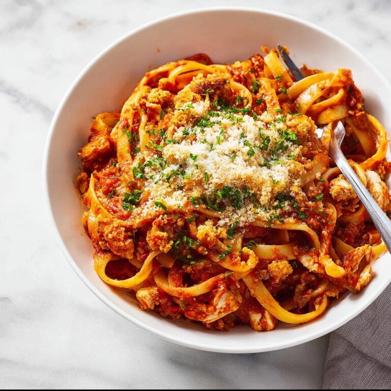 Calabrian Fish Ragu with Linguine and Crispy Sourdough Breadcrumbs Recipe