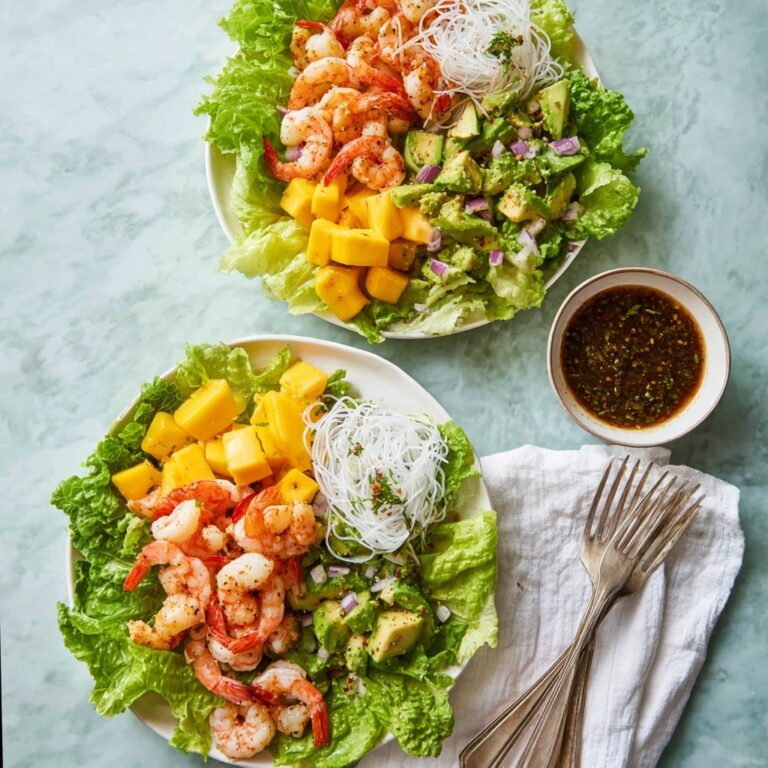 Prawn Mango and Avocado Salad with Noodles Recipe