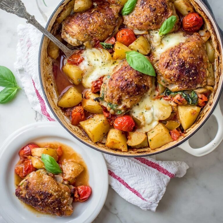 Baked Italian Chicken with Potatoes Recipe
