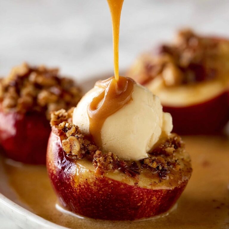 Caramel Self-Saucing Baked Apples Recipe