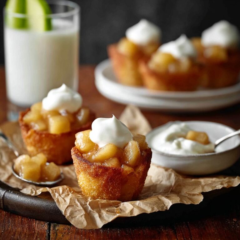 Mini Apple Pie Wonton Cups Recipe