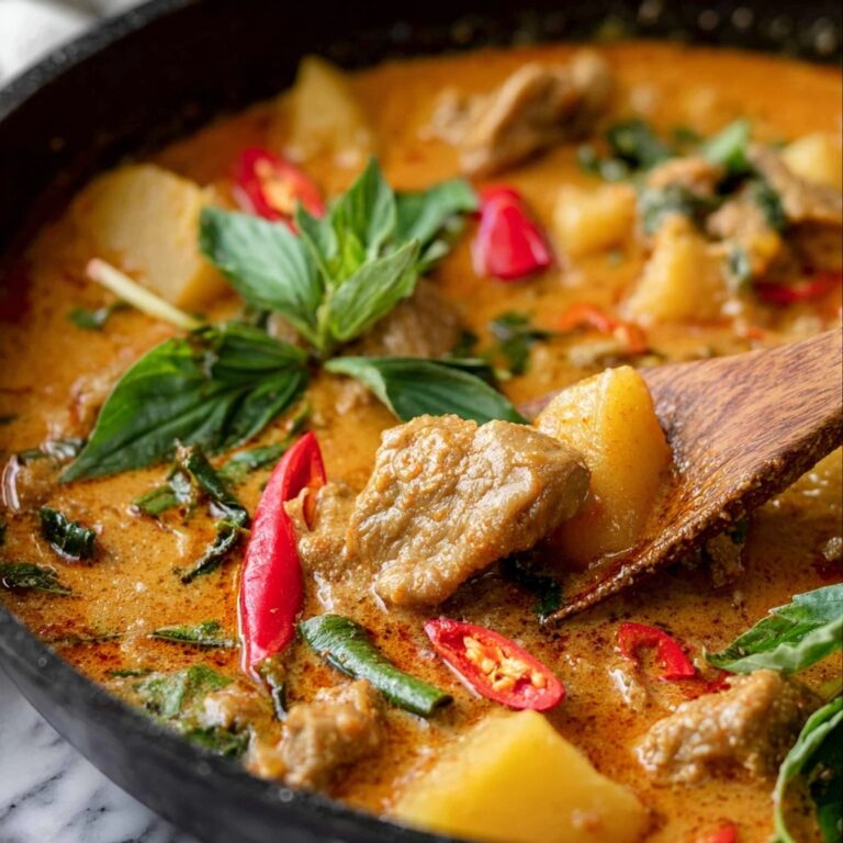 Thai Red Curry with Chicken and Vegetables Recipe